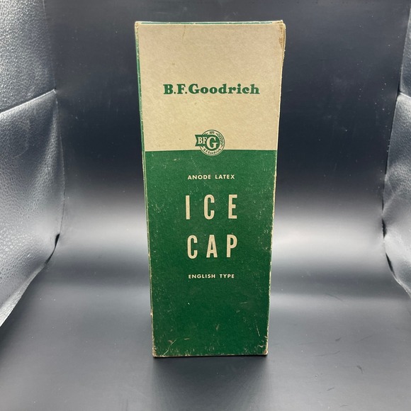 B.F. Goodrich Other - Vintage BF Goodrich No 34 English Type Anode Latex Ice Cap Bag with Original Box